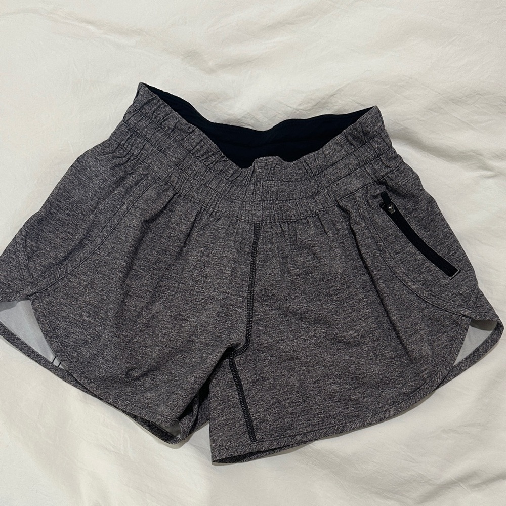 Lululemon Athletica Charcoal Athletic Shorts